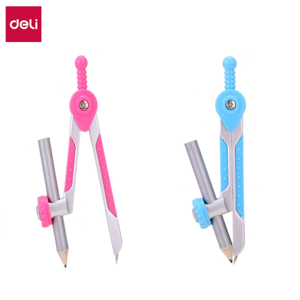 Deli E8615 Metal Compass with Safety Cap and Pencil - Shopper Bangladesh