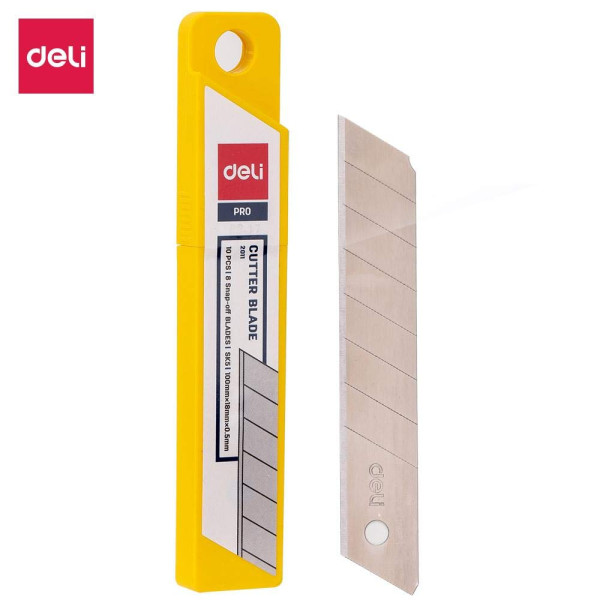 Deli E2011 Large Anti Cutter Blade - 10pcs Box - Shopper Bangladesh